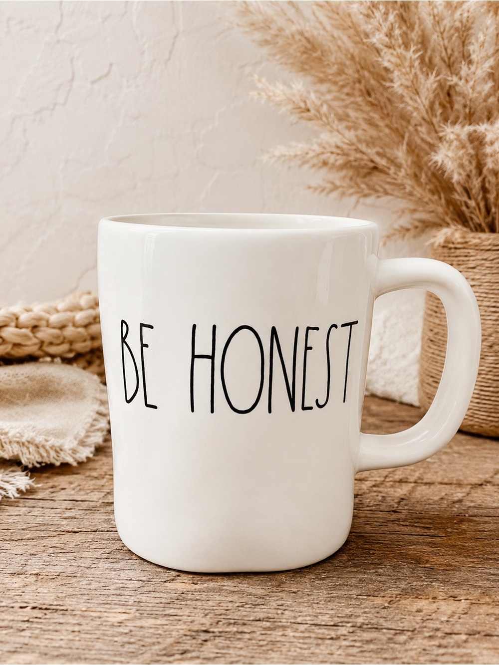 Rae Dunn Be Honest‎ Mug LL Farmhouse Coffee Cup